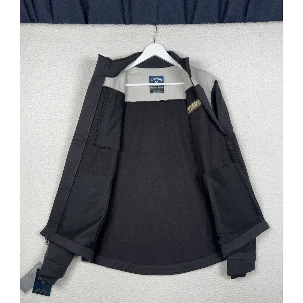 NEW - Callaway Weather Series Opti Full Zip Jacket Black - Small - Fuzzy's Vodka